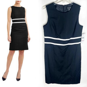 NWT Evan Picone Black Label Dress 10 Classic Office Business Neutral Staple